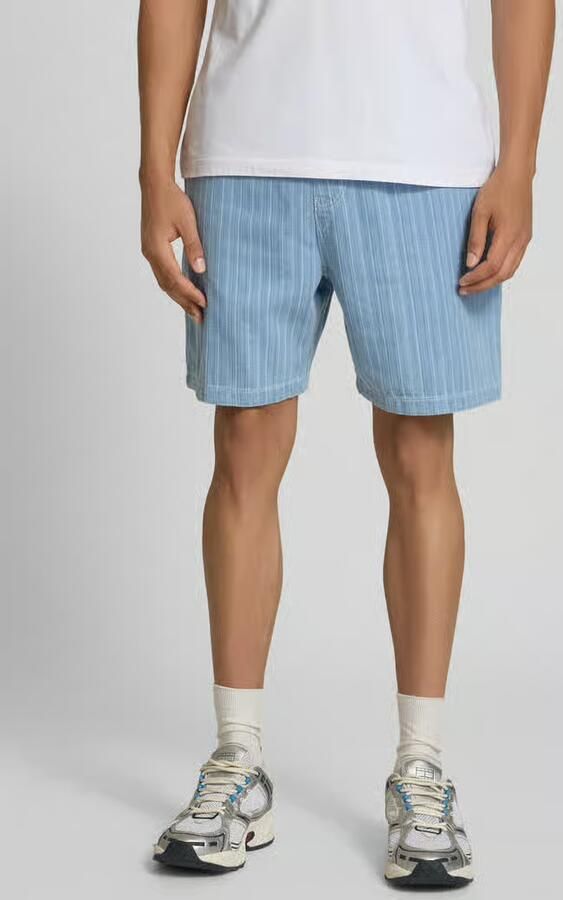 REVIEW Korte broek met structuurpatroon en elastische band - Foto 2