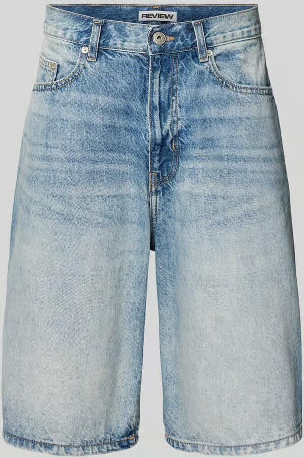 REVIEW Korte jeans in used-look met steekzakken - Foto 2