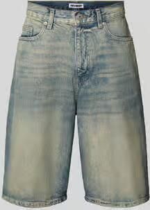 REVIEW Korte jeans in used-look met steekzakken