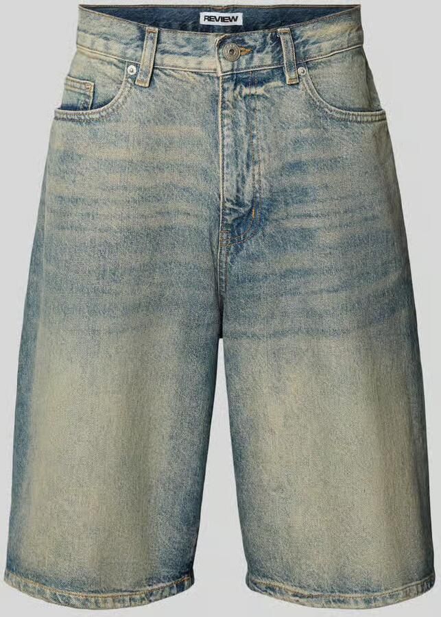 REVIEW Korte jeans in used-look met steekzakken - Foto 2