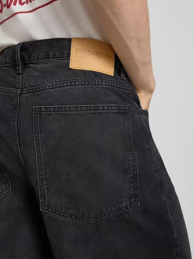 REVIEW Baggy fit korte jeans in 5-pocketmodel