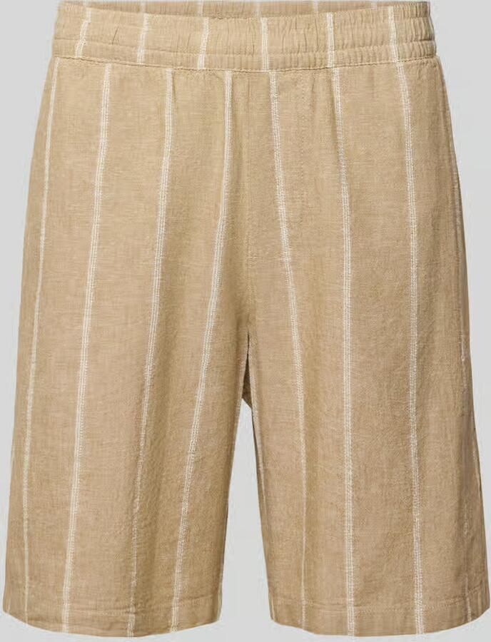 REVIEW Linnen short met gestikt logo - Foto 2