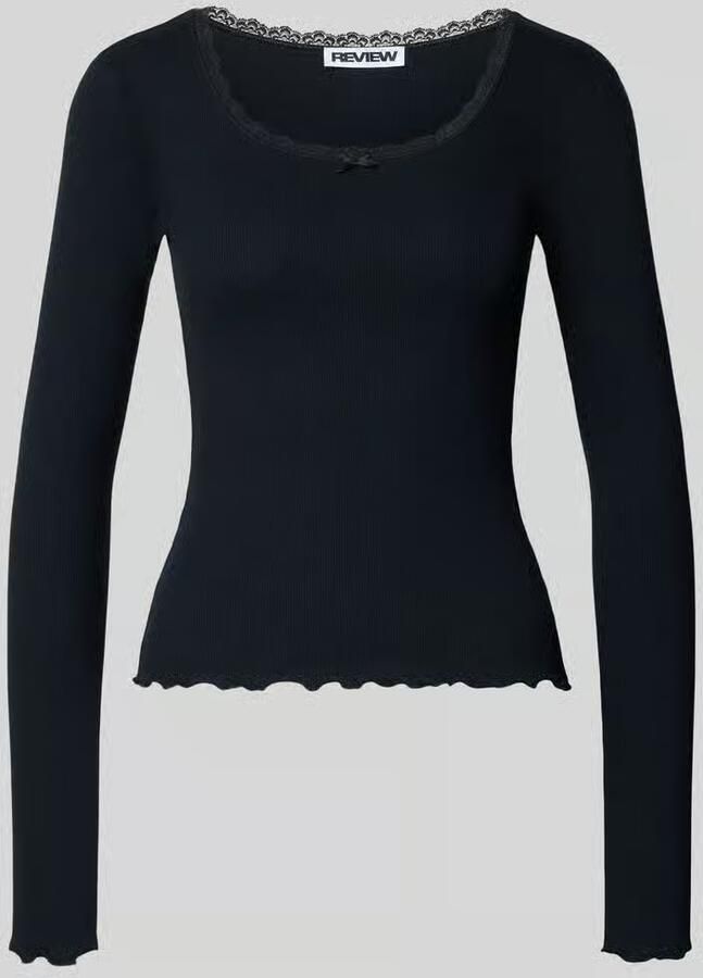 Review Longsleeve met ronde hals