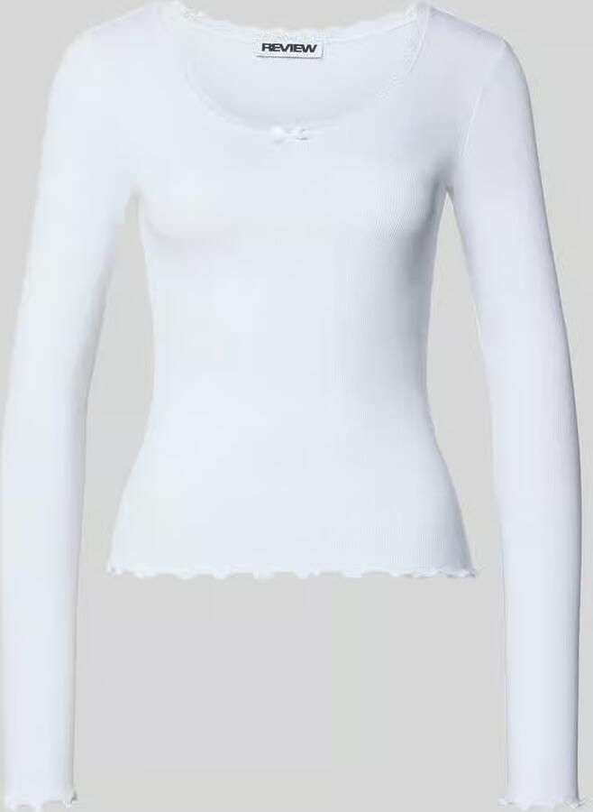 Review Longsleeve met ronde hals