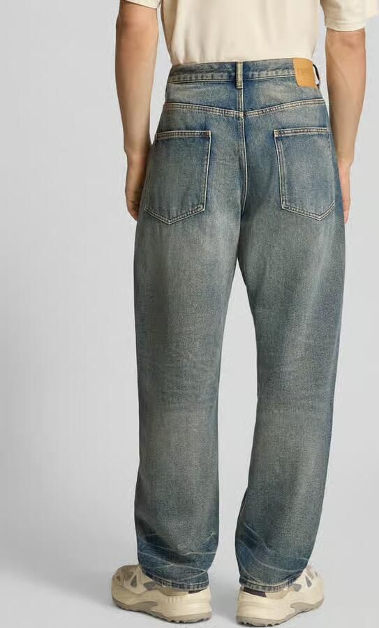 REVIEW Baggy fit jeans in 5-pocketmodel met viscose