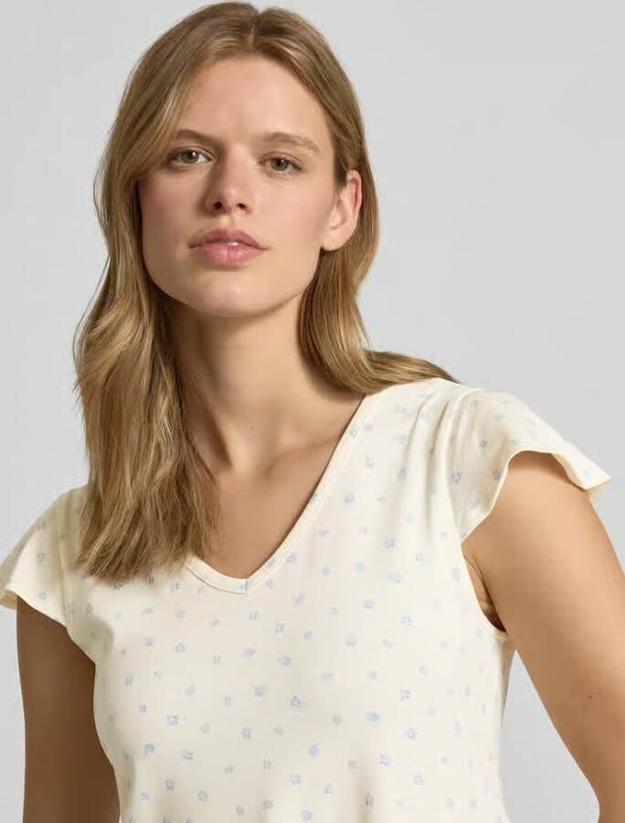 REVIEW Mini-jurk in laagjeslook met V-hals