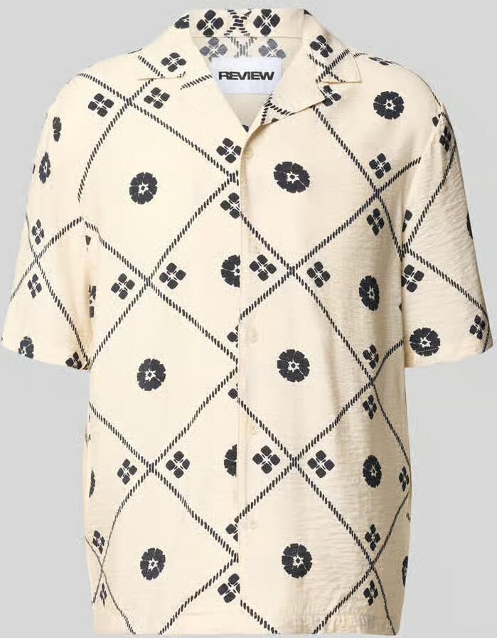 REVIEW modern fit vrijetijdsoverhemd van viscosemix met reverskraag - Foto 2