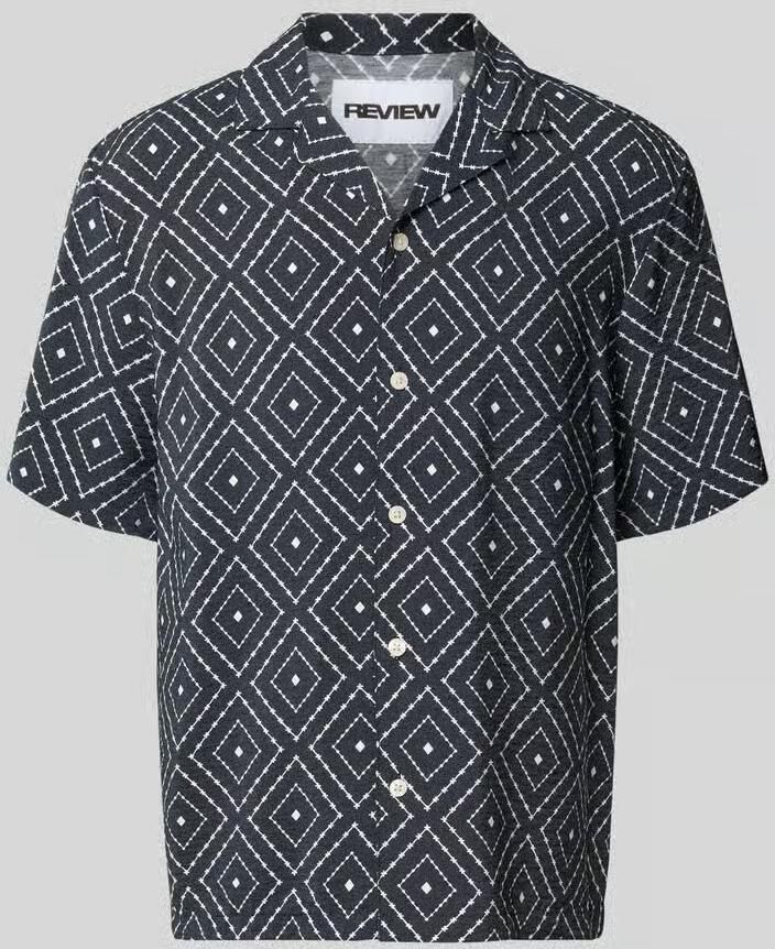 REVIEW modern fit vrijetijdsoverhemd van viscosemix met reverskraag - Foto 2