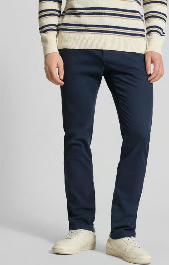 REVIEW Nauwsluitende Chino met recht silhouet en middelhoge taille - Foto 3
