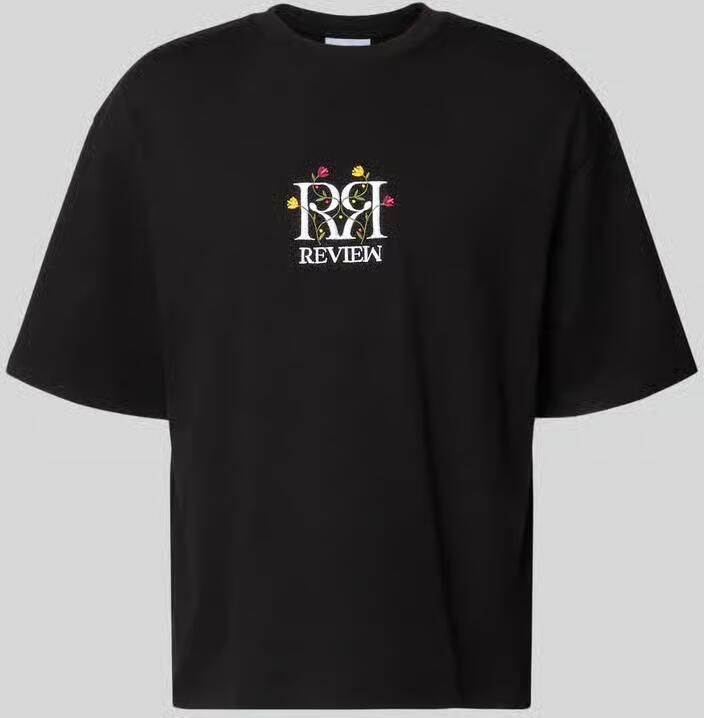 REVIEW Oversized fit T-shirt met logo-stitching - Foto 2