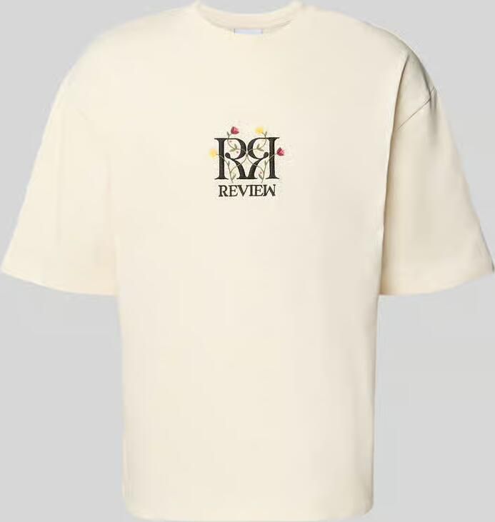 REVIEW Oversized fit T-shirt met logo-stitching - Foto 2