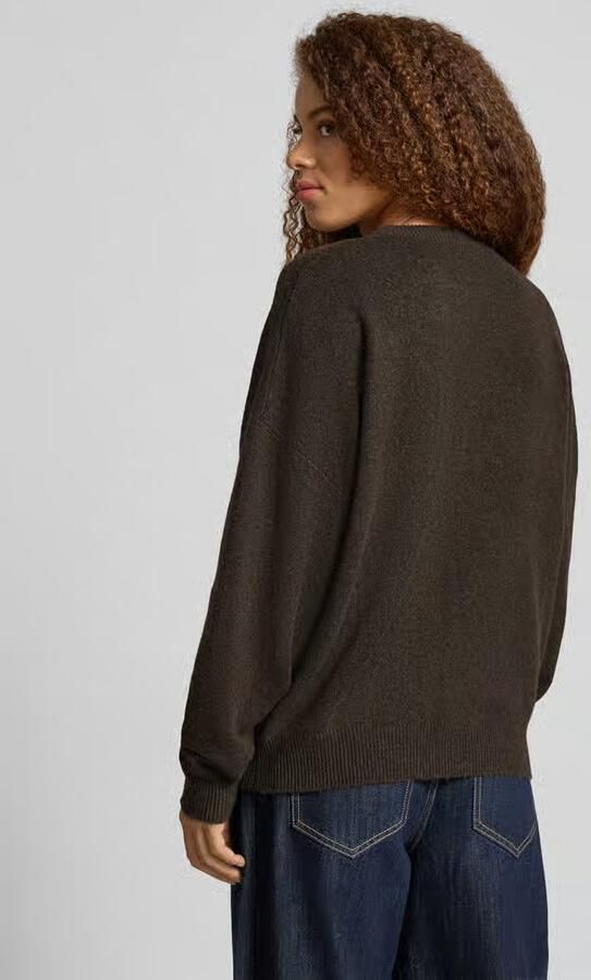 REVIEW Oversized gebreide pullover met ronde hals