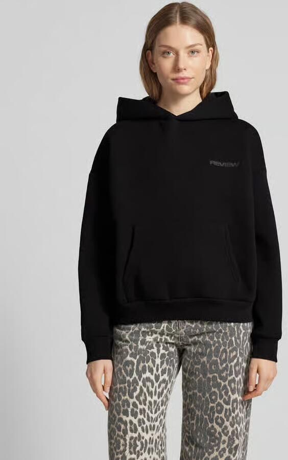 Review Oversized hoodie met labelprint - Foto 2