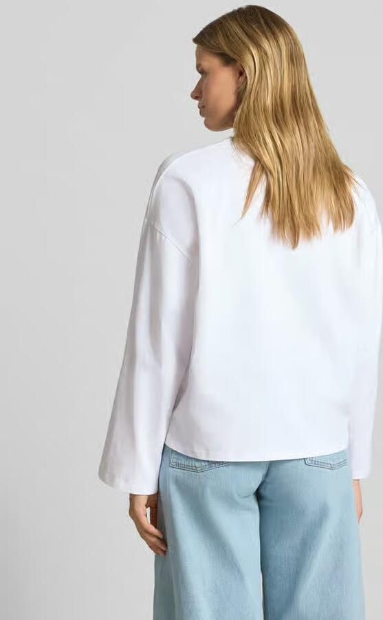 REVIEW oversized shirt met lange mouwen van puur katoen - Foto 3