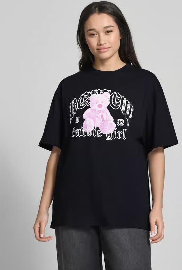 Review Oversized T-shirt met labelprint - Foto 2