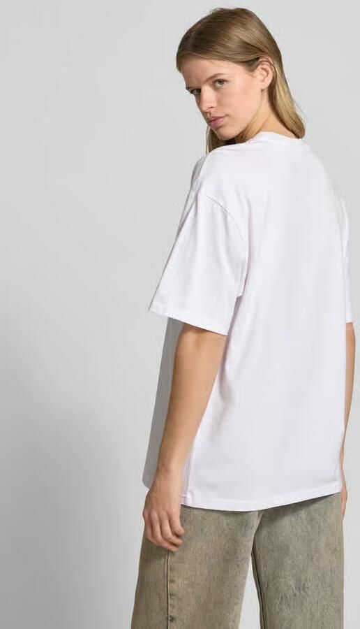REVIEW Oversized T-shirt met labelprint