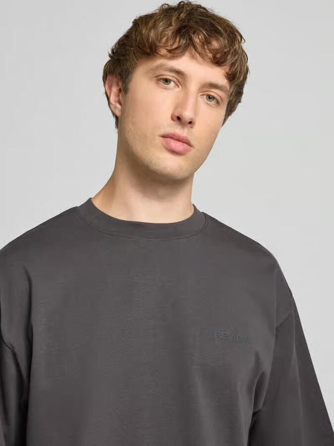 REVIEW Oversized T-shirt met logo en ronde hals - Foto 2