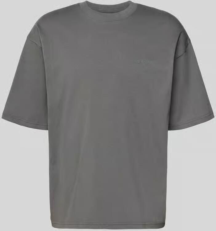 REVIEW Oversized T-shirt met logo en ronde hals - Foto 3