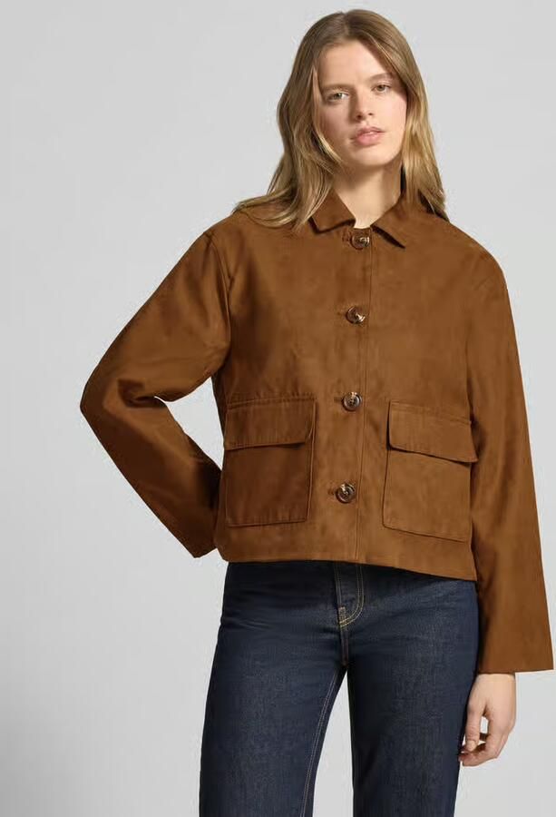 REVIEW Regular fit blousonjack in suèdelook - Foto 2
