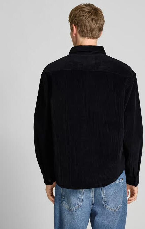 REVIEW Regular fit corduroy overhemd met labeldetail