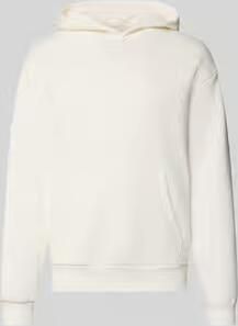 REVIEW regular fit hoodie met kangoeroezak