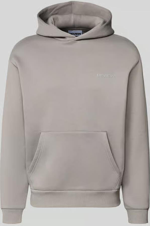 REVIEW regular fit hoodie met kangoeroezak - Foto 2