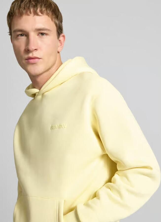 REVIEW Regular fit HOODIE met Logoprint