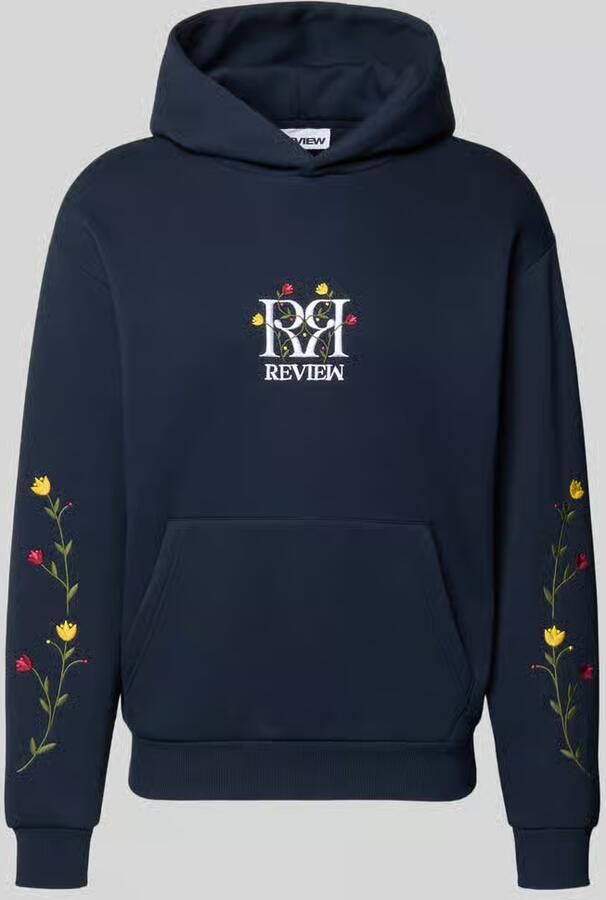 REVIEW Regular fit hoodie met logostitching - Foto 2