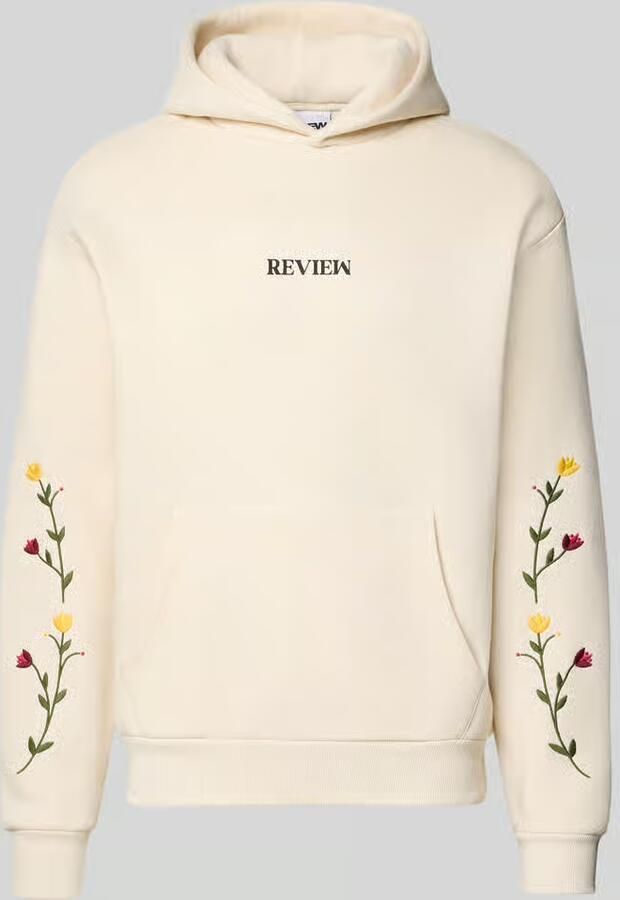 REVIEW Regular fit hoodie met logostitching - Foto 2