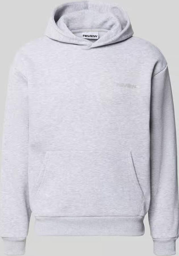 REVIEW regular fit hoodie van katoenmix