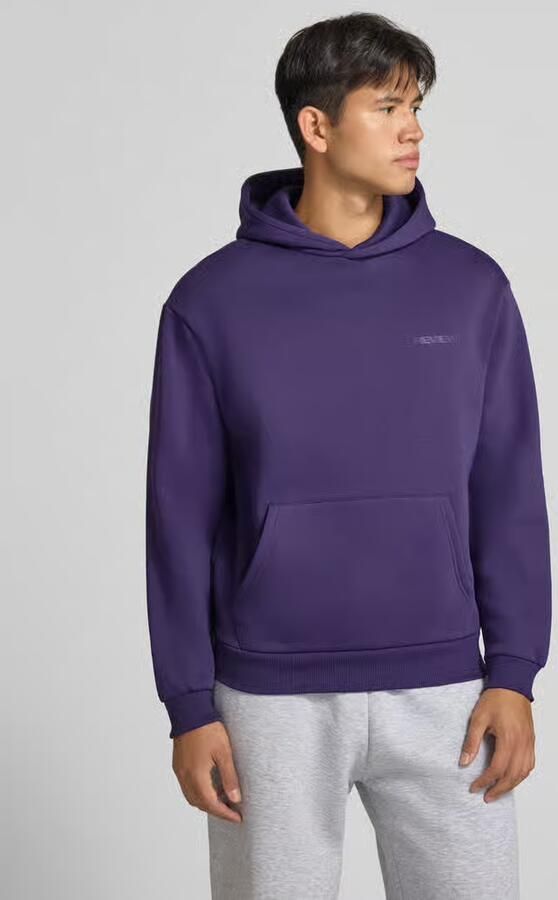 REVIEW Regular fit hoodie van katoenmix met labeldetail - Foto 3