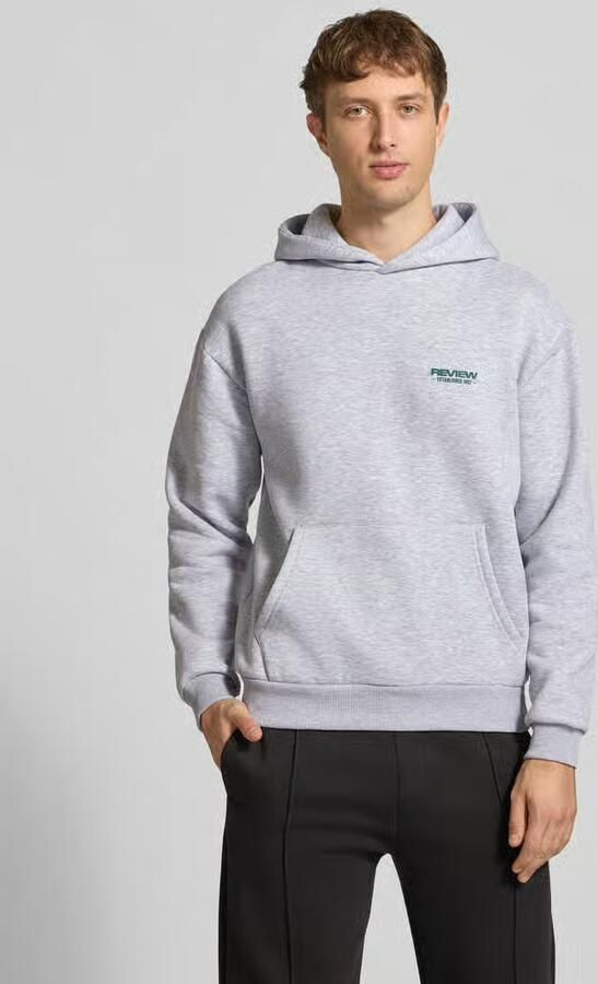 REVIEW Regular fit hoodie van katoenmix met logoprint - Foto 3