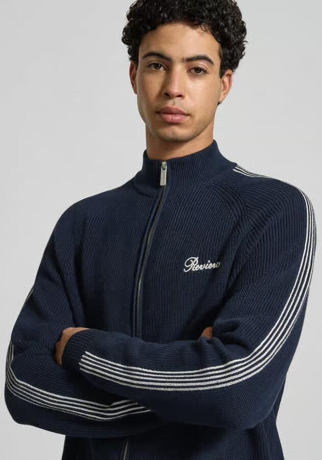 REVIEW Regular fit jack in gebreide look