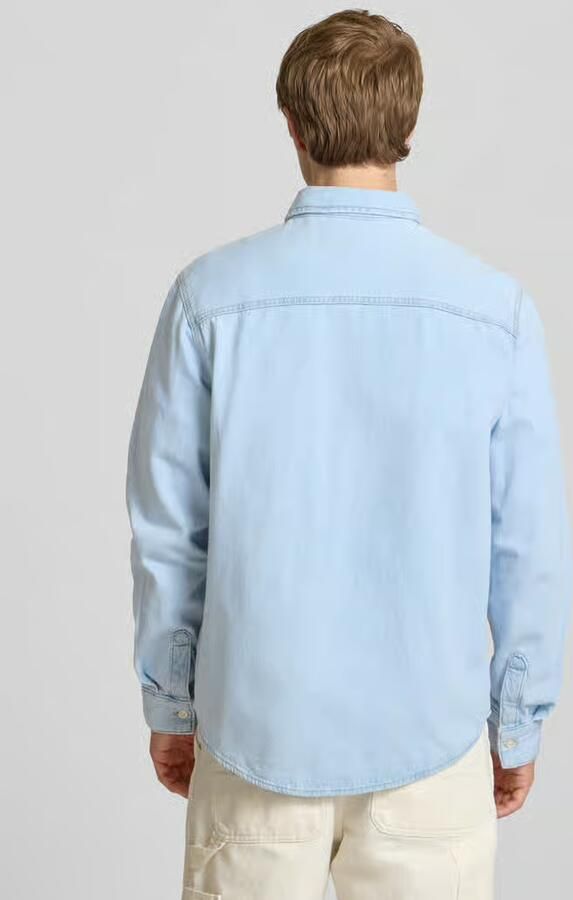 REVIEW regular fit jeanshemd met kentkraag - Foto 3