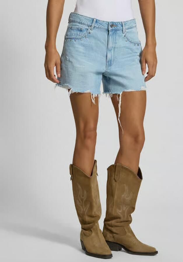 REVIEW regular fit jeansshorts van puur katoen - Foto 2