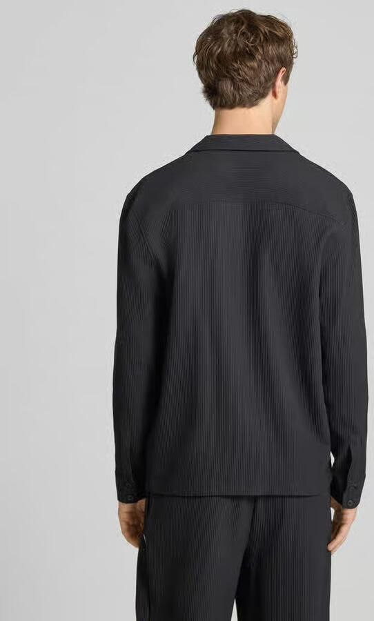 REVIEW regular fit overhemd met lange mouwen in plissé-look - Foto 3