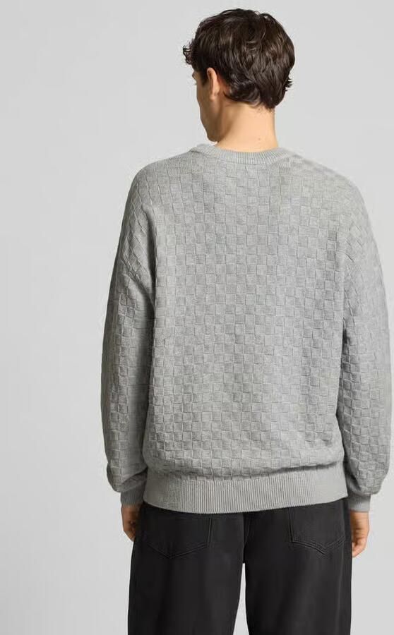 REVIEW Regular fit pullover in gebreide look