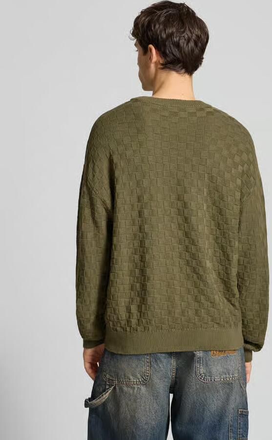 REVIEW Regular fit pullover in gebreide look
