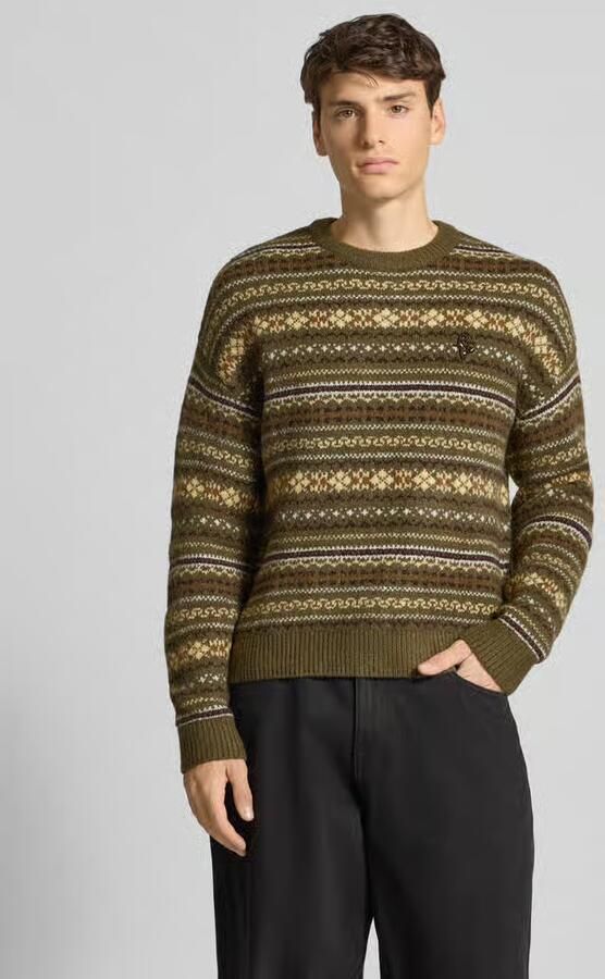 REVIEW Regular fit pullover met wol in gebreide look - Foto 2