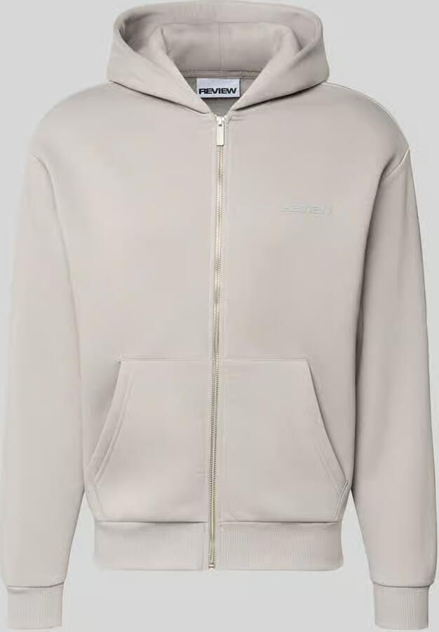 REVIEW regular fit sweatjack met kangoeroezak - Foto 2