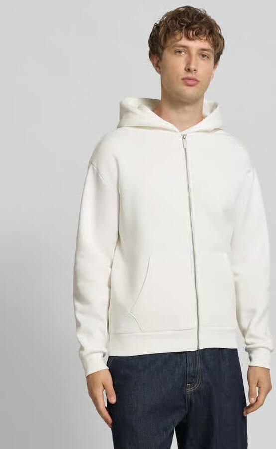 REVIEW regular fit sweatjack met kangoeroezak - Foto 3