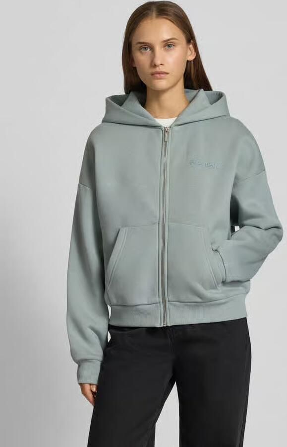 Review Regular fit sweatjack met kangoeroezak model 'Basic' - Foto 5