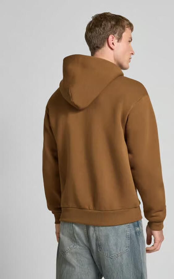 REVIEW Regular fit sweatjack met logo-applicatie