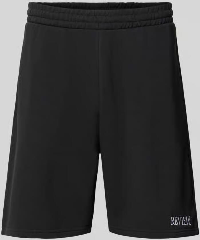 REVIEW Sweatshorts met labelstitching model 'Basic' - Foto 2