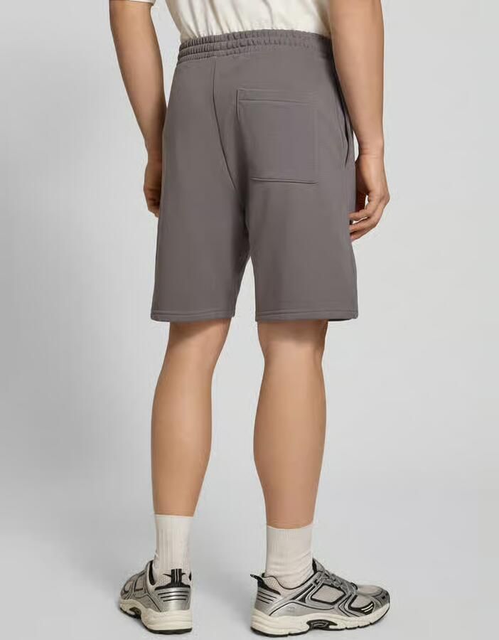 REVIEW regular fit sweatshorts met labelstitching - Foto 2