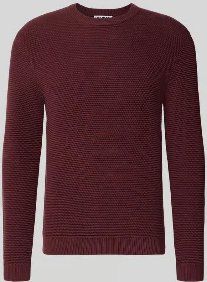 REVIEW regular fit trui van puur katoen