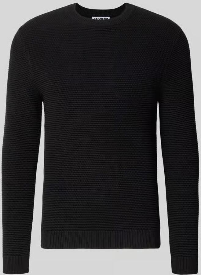 REVIEW regular fit trui van puur katoen
