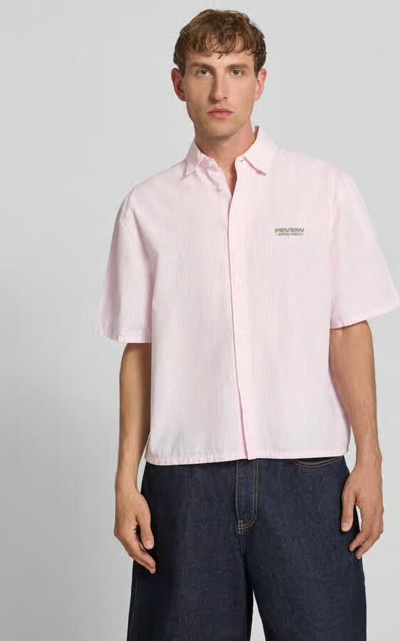 REVIEW regular fit vrijetijdsoverhemd met 1 2-mouwen - Foto 4