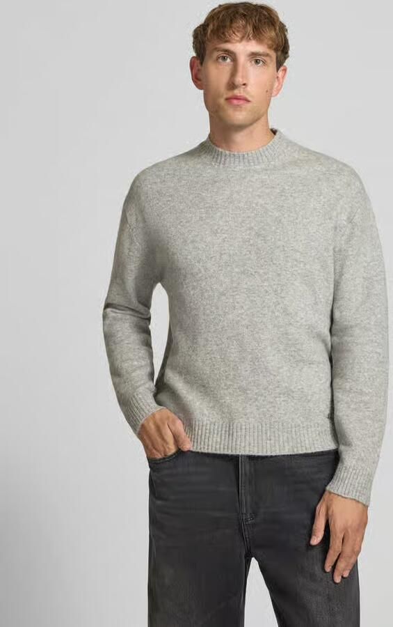 REVIEW relaxed fit gebreide pullover van materiaalmix met katoengehalte - Foto 2