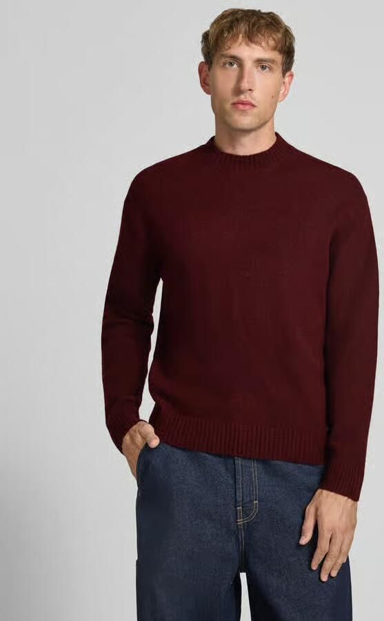 REVIEW relaxed fit gebreide pullover van materiaalmix met katoengehalte - Foto 3